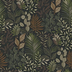 Galerie Wallcoverings Product Code 20104 - Ester Wallpaper Collection - Black green Colours -  