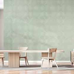 Galerie Wallcoverings Product Code 30029 - Slow Living Wallpaper Collection - Wasabi Green Colours - Flow Wasabi green Design