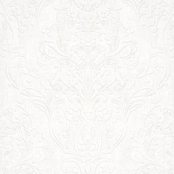 Galerie Wallcoverings Product Code 32601 - The New Design Book Wallpaper Collection - White Colours - Floral Damask Design