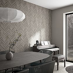 Galerie Wallcoverings Product Code 33380 - The Woods And Wicker Wallpaper Collection - Grey Colours - Wood optics Design