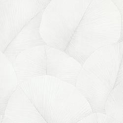 Galerie Wallcoverings Product Code 34507 - Kumano Wallpaper Collection - White Colours - Palm Leaf Design