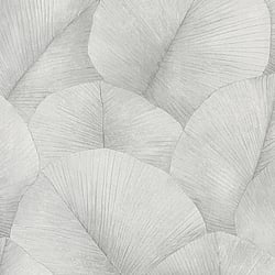 Galerie Wallcoverings Product Code 34509 - Kumano Wallpaper Collection - Grey Colours - Palm Leaf Design