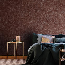 Galerie Wallcoverings Product Code 64938 - Feel Wallpaper Collection - Red Pink Silver Brown  Colours - Scratched Plaster Design