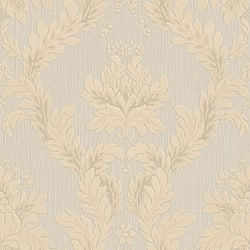 Galerie Wallcoverings Product Code 95121 - Ornamenta 2 Wallpaper Collection - Grey Beige Colours - Classic Damask Design