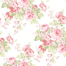 Galerie Wallcoverings Product Code AB27612 - Abby Rose 3 Wallpaper Collection - Pink Green Colours - Grand Floral Design