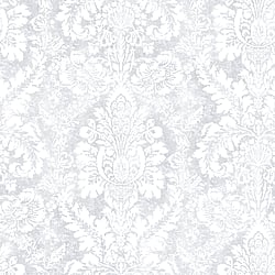 Galerie Wallcoverings Product Code AB42424 - Abby Rose 3 Wallpaper Collection - Grey Colours - Valentine Damask Design