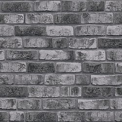 Galerie Wallcoverings Product Code BB51111 - The Bricks And More Wallpaper Collection - Grey Colours - Weathered Walls Motif Design