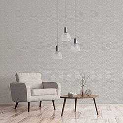 Galerie Wallcoverings Product Code DWP0233-02 - Emporium Wallpaper Collection - Grey Silver Colours - Mottled Metallic Plain Design