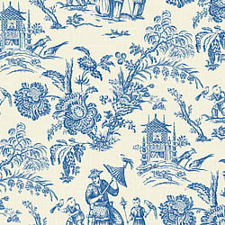 Galerie Wallcoverings Product Code FC61812 - French Country Wallpaper Collection - China Blue Colours -  Chinois Design