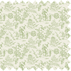 Galerie Wallpaper Product code: FC62804F - French Country Wallpaper Collection - Kiwi Colours -  Chinois Linen Design