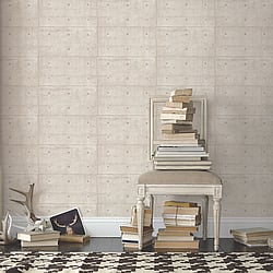 Galerie Wallcoverings Product Code G45372 - Grunge Wallpaper Collection - Beige Colours - Concrete Blocks Design