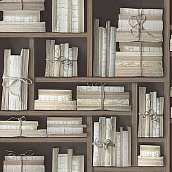 Galerie Wallcoverings Product Code G56153 - Memories 2 Wallpaper Collection - Brown Colours - Natural books Design