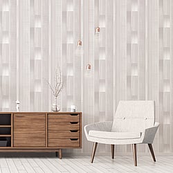 Galerie Wallcoverings Product Code G56576 - Texstyle Wallpaper Collection - Warm Neutrals Mica Colours - Agen Stripe Design