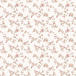 Galerie Wallcoverings Product Code G56648 - Small Prints Wallpaper Collection - Pink Brown Beige Colours - Delicate Floral Design