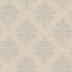 Galerie Wallcoverings Product Code G68668 - Palazzo 2 Wallpaper Collection - Beige Colours - Medallion Damask Design