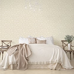 Galerie Wallcoverings Product Code G68673 - Palazzo 2 Wallpaper Collection - Cream,Beige,Gold Colours - Palazzo Scroll Design