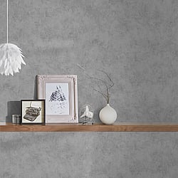 Galerie Wallcoverings Product Code HZ62021 - Horizon Wallpaper Collection - Grey Metallic Colours - Mottled Texture Design