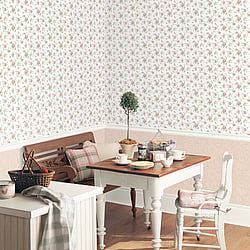 Galerie Wallcoverings Product Code PF38104 - Pretty Prints Wallpaper Collection - Pink, Purple, Green Colours - Blossom Mini Design