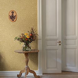 Galerie Wallcoverings Product Code S13127 - Sommarang Wallpaper Collection - Ochre Colours - Mono Flora Design