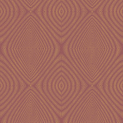 Galerie Wallcoverings Product Code TP21282 - Passenger Wallpaper Collection - Red Terracotta Gold Colours - Metallic Ikat Design