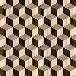 Galerie Wallcoverings Product Code WH45202M - Welcome Home Murals Wallpaper Collection - Beige, Brown, Cream Colours - Geometric Design