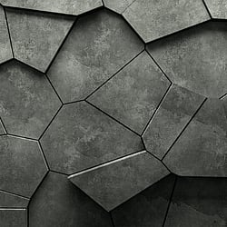 Galerie Wallcoverings Product Code WH45286M - Welcome Home Murals Wallpaper Collection - Grey, Black Colours - Concrete Shift Design