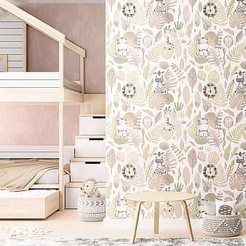 Galerie Wallcoverings Product Code 14838 - Little Explorers 2 Wallpaper Collection - Pink Colours -  