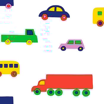 Galerie Wallcoverings Product Code 23370 - Marimekko 5 Wallpaper Collection - Green Red Yellow Blue Pink White Colours -  