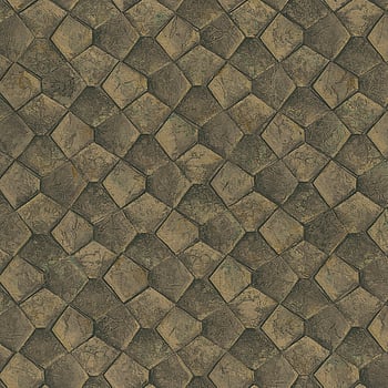 Galerie Wallcoverings Product Code 34909 - Eclectic Wallpaper Collection - Gold Colours -  