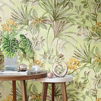 Galerie Wallcoverings Product Code 3705 - Tendenza Wallpaper Collection - Acid Green Colours -  