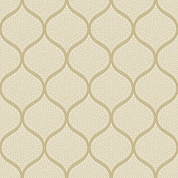 Galerie Wallcoverings Product Code 3953 - Italian Damasks 3 Wallpaper Collection - Cream Beige Gold Colours -  