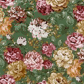 Galerie Wallcoverings Product Code 42535 - Opulence Wallpaper Collection - Green Pink Colours -  