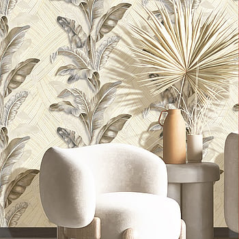 Galerie Wallcoverings Product Code 49301 - Stratum Wallpaper Collection - cream beige grey Colours -  