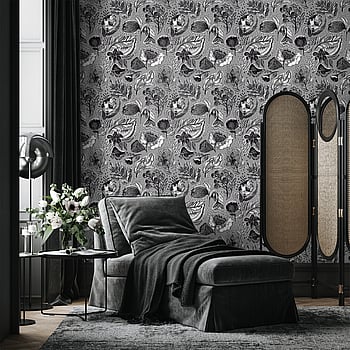 Galerie Wallcoverings Product Code 81335 - Pepper Wallpaper Collection - Black Cumin Colours -  