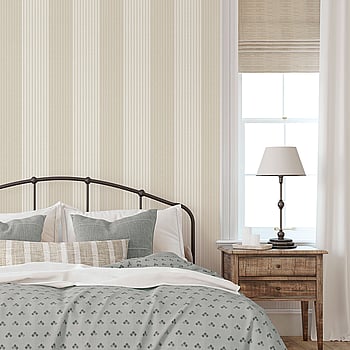 Galerie Wallcoverings Product Code 9811-2 - Essential Stripes Wallpaper Collection - Beige Colours -  