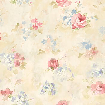 Galerie Wallcoverings Product Code AB42418 - Abby Rose 3 Wallpaper Collection - Pink Blue Cream Colours -  