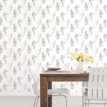 Galerie Wallcoverings Product Code AB42443 - Abby Rose 3 Wallpaper Collection - Grey Black Colours -  