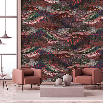 Galerie Wallcoverings Product Code DW2026 - Designer Walls Wallpaper Collection - Burgundy Colours -  
