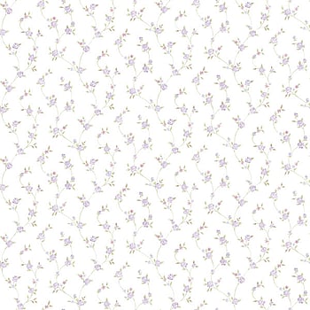 Galerie Wallcoverings Product Code G23282 - Floral Themes Wallpaper Collection - Lilac Pink Green Colours -  