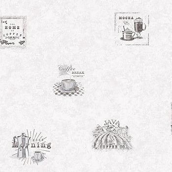 Galerie Wallcoverings Product Code G45413 - Just Kitchens Wallpaper Collection - Black Grey Colours -  