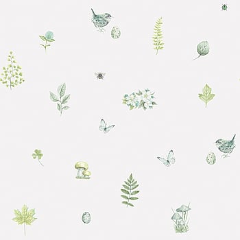 Galerie Wallcoverings Product Code G45443 - Just Kitchens Wallpaper Collection - Green White Colours -  