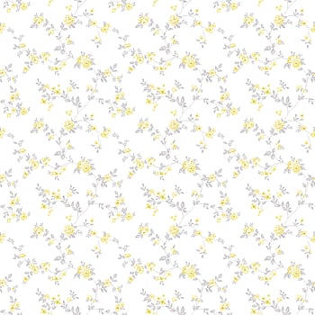 Galerie Wallcoverings Product Code G56650 - Small Prints Wallpaper Collection - Yellow White Grey Colours -  
