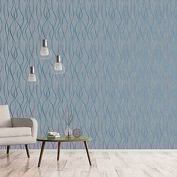 Galerie Wallcoverings Product Code G67735 - Special FX 2 Wallpaper Collection - Blue Silver Colours -  