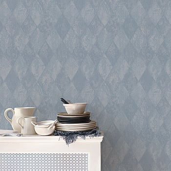 Galerie Wallcoverings Product Code G67788 - Ambiance Wallpaper Collection - Blue Colours -  