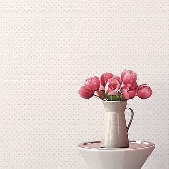 Galerie Wallcoverings Product Code G67900 - Miniatures 2 Wallpaper Collection - Pink Cream White Colours -  