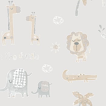 Galerie Wallcoverings Product Code G78379 - Tiny Tots 2 Wallpaper Collection - Greige Tan Colours -  