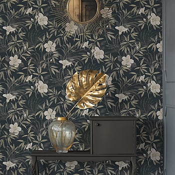 Galerie Wallcoverings Product Code HV41052 - Havana Wallpaper Collection - Brown Grey Black Colours -  