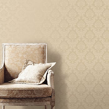 Galerie Wallcoverings Product Code SK34719 - Simply Silks 3 Wallpaper Collection - Dark Cream Colours -  