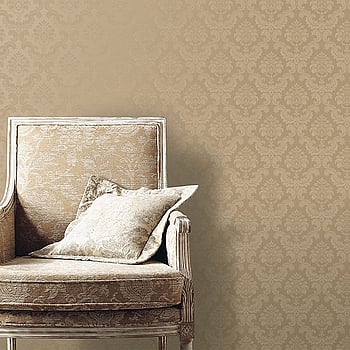 Galerie Wallcoverings Product Code SK34755 - Simply Silks 3 Wallpaper Collection - Brushed Metallic Gold Colours -  
