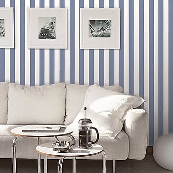 Galerie Wallcoverings Product Code SY33921 - Simply Stripes 2 Wallpaper Collection - Blue Colours -  